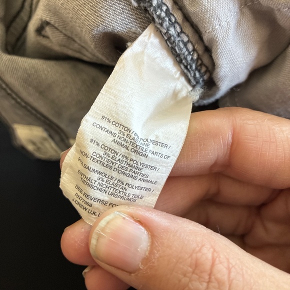 J.Crew Toothpick Jeans Size 26 Light Gray - Picture 8 of 8